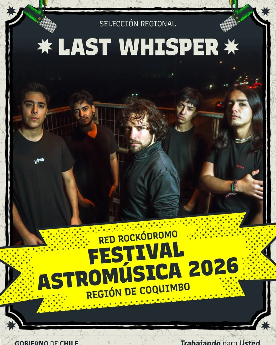 Flyer de artista participante en Festival Astromúsica 2026 · Centro Cultural Palace