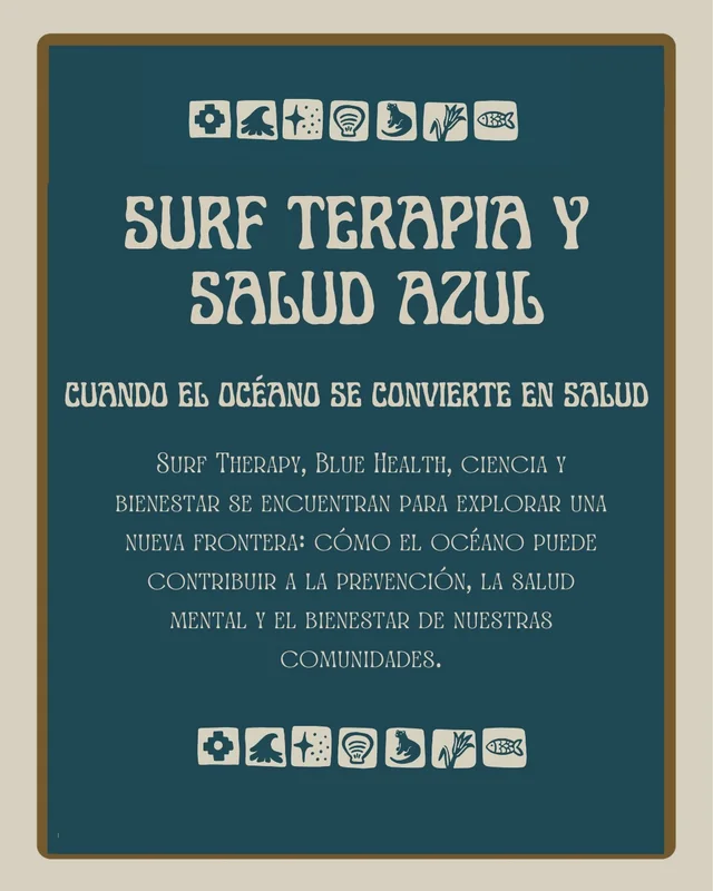 Flyer e información de Rompientes Vivas 2026 · Congreso de Surf Regenerativo