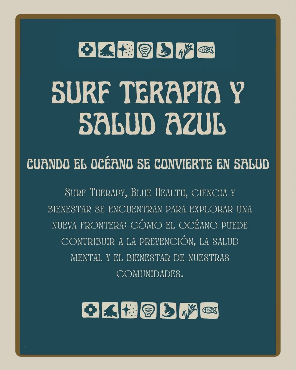 Flyer e información de Rompientes Vivas 2026 · Congreso de Surf Regenerativo