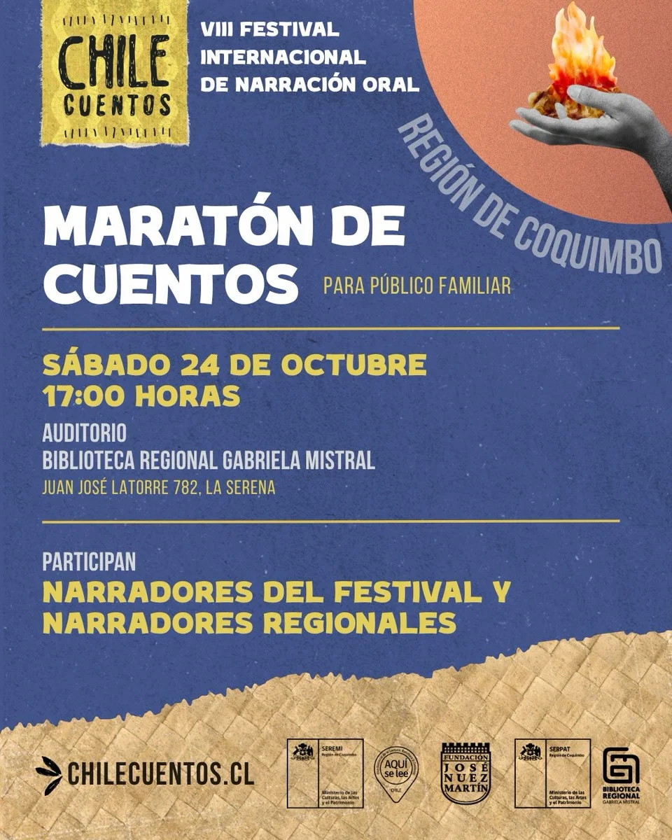 Maratón de cuentos · sábado 24 de octubre, 17:00