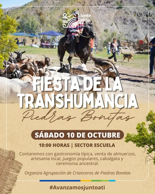 Afiche: Fiesta de la Transhumancia · Piedras Bonitas