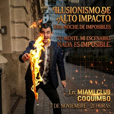 Afiche: Ilusionismo de Alto Impacto