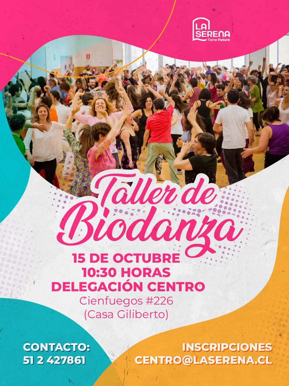 Afiche de Taller de Biodanza