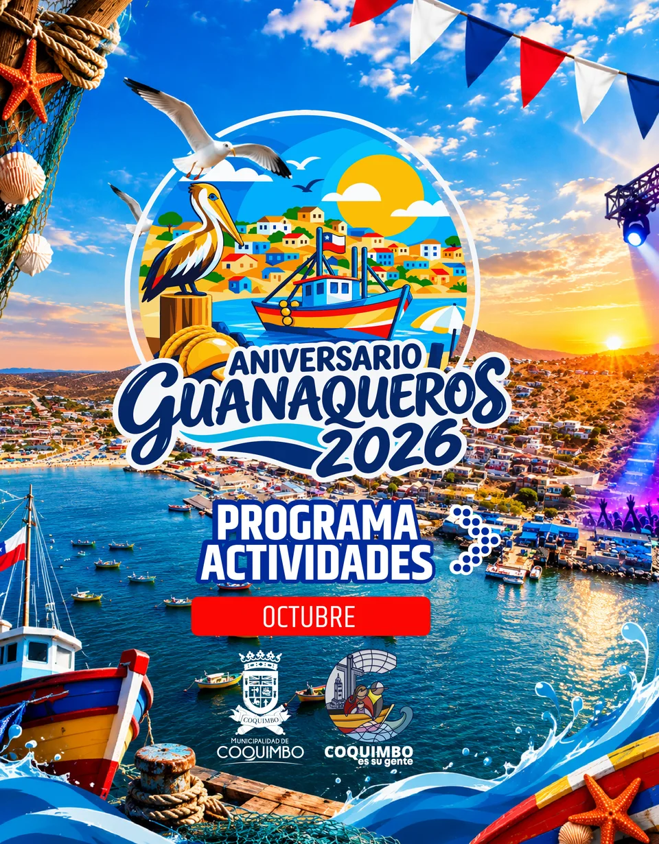 Afiche de Festival de Primavera Vive Guanaqueros
