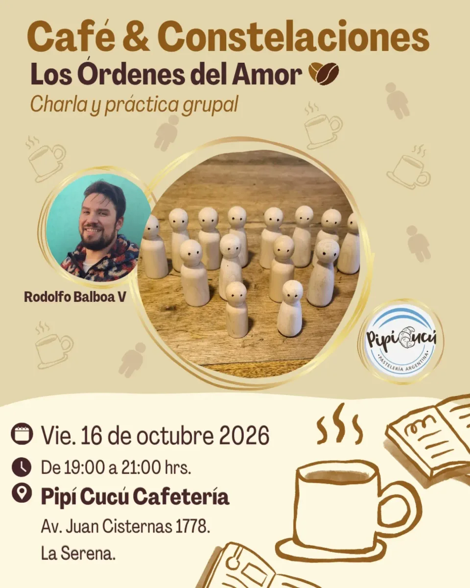 Afiche de Café y Constelaciones · Los Órdenes del Amor