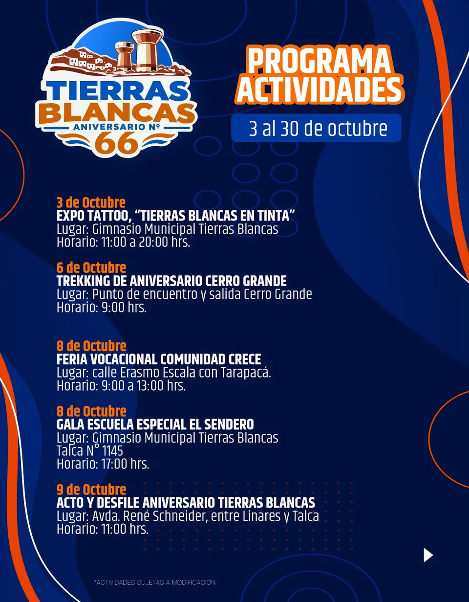 Afiche de Expo Tattoo · Tierras Blancas en tinta