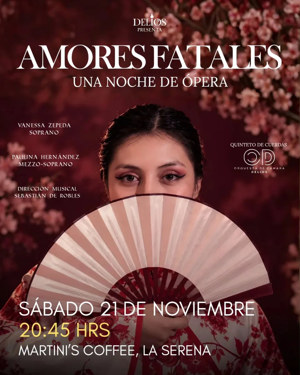 Afiche de Amores Fatales · Una noche de ópera