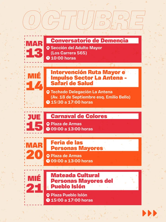 Afiche: Feria de las Personas Mayores