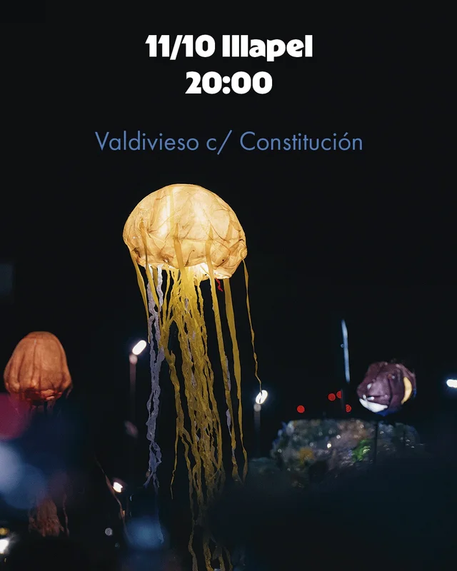 Afiche de Océano · Los peces inundan Illapel