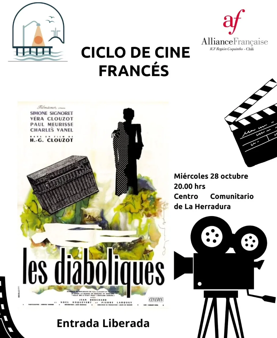 Afiche de Les Diaboliques · ciclo de cine francés
