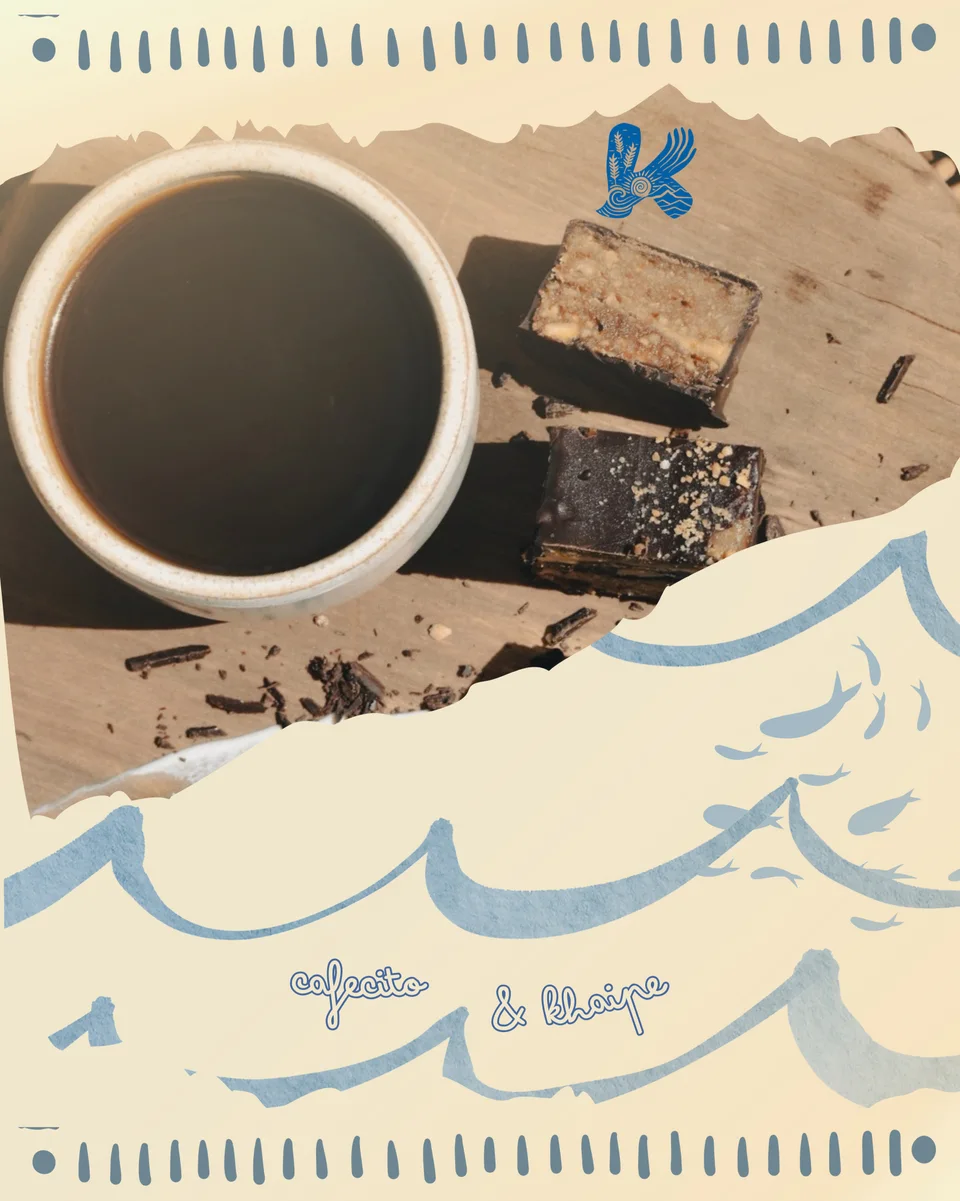 Café y barrita Khaipe incluidos según la publicación del taller A la Mar
