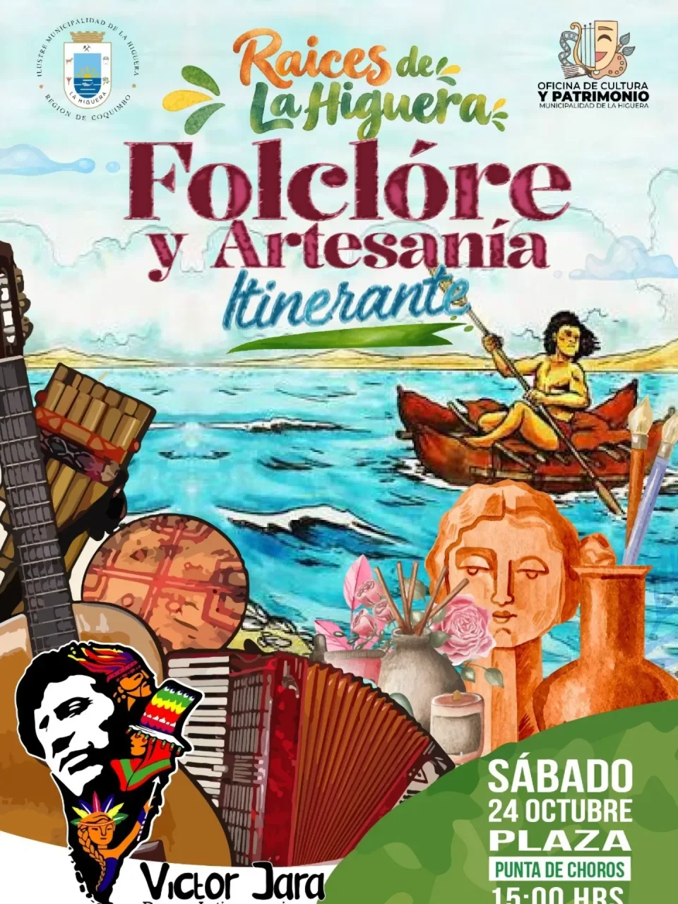 Afiche de Feria Raíces de La Higuera · Punta de Choros