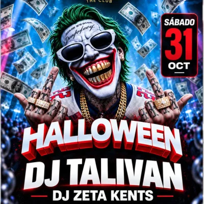 Afiche de Halloween en Living Loft Ovalle