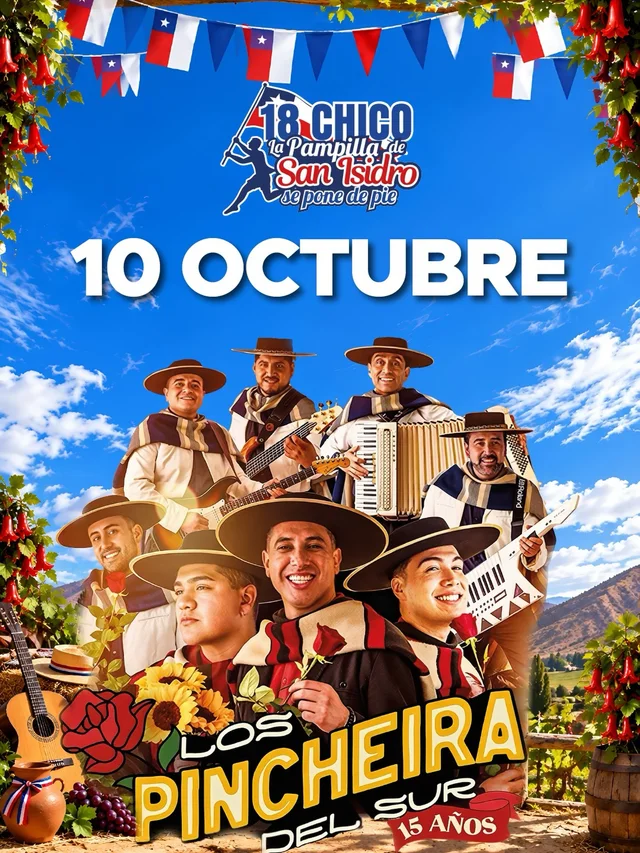 Afiche: Los Pincheira del Sur · 18 Chico de Vicuña