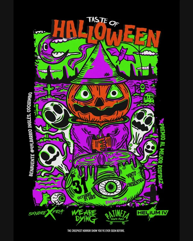Afiche: Halloween · Taste Of en Punto de Encuentro