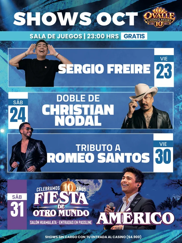 Afiche: Tributo a Romeo Santos · Ovalle