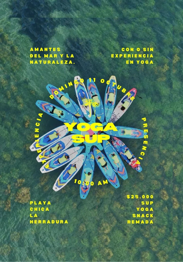 Afiche: Yoga SUP