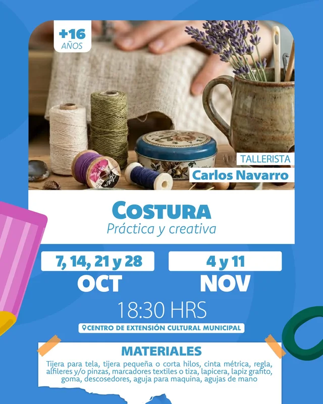 Afiche: Costura práctica y creativa