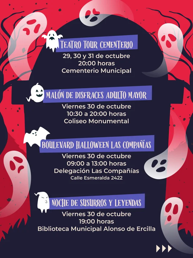 Afiche: Boulevard Halloween · Las Compañías
