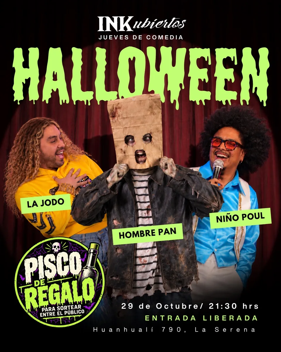 Afiche de Comedia Halloween · INKubiertos