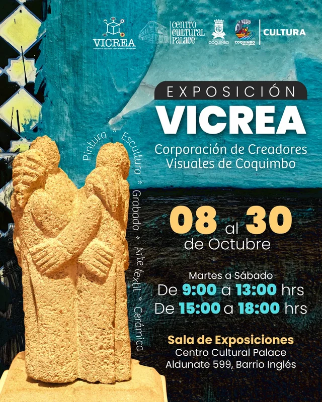 Afiche de Exposición VICREA · Centro Cultural Palace