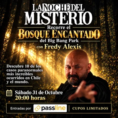 Afiche de Halloween · Big Bang Park y Museo OVNI