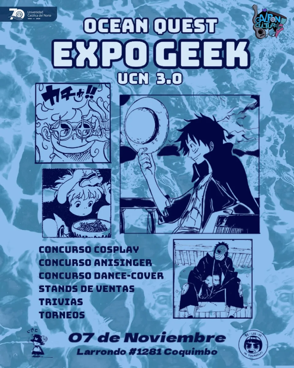 Afiche de Expo Geek UCN 3.0 · Ocean Quest