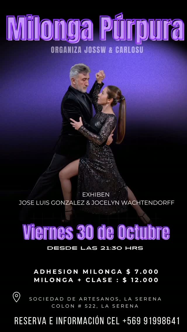 Afiche de Milonga Púrpura
