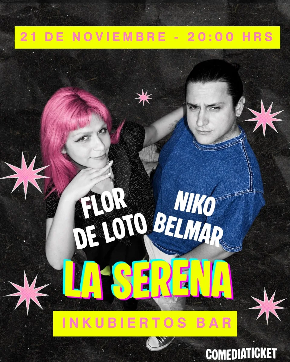 Afiche de Flor de Loto y Niko Belmar · Mini gira por el norte 2