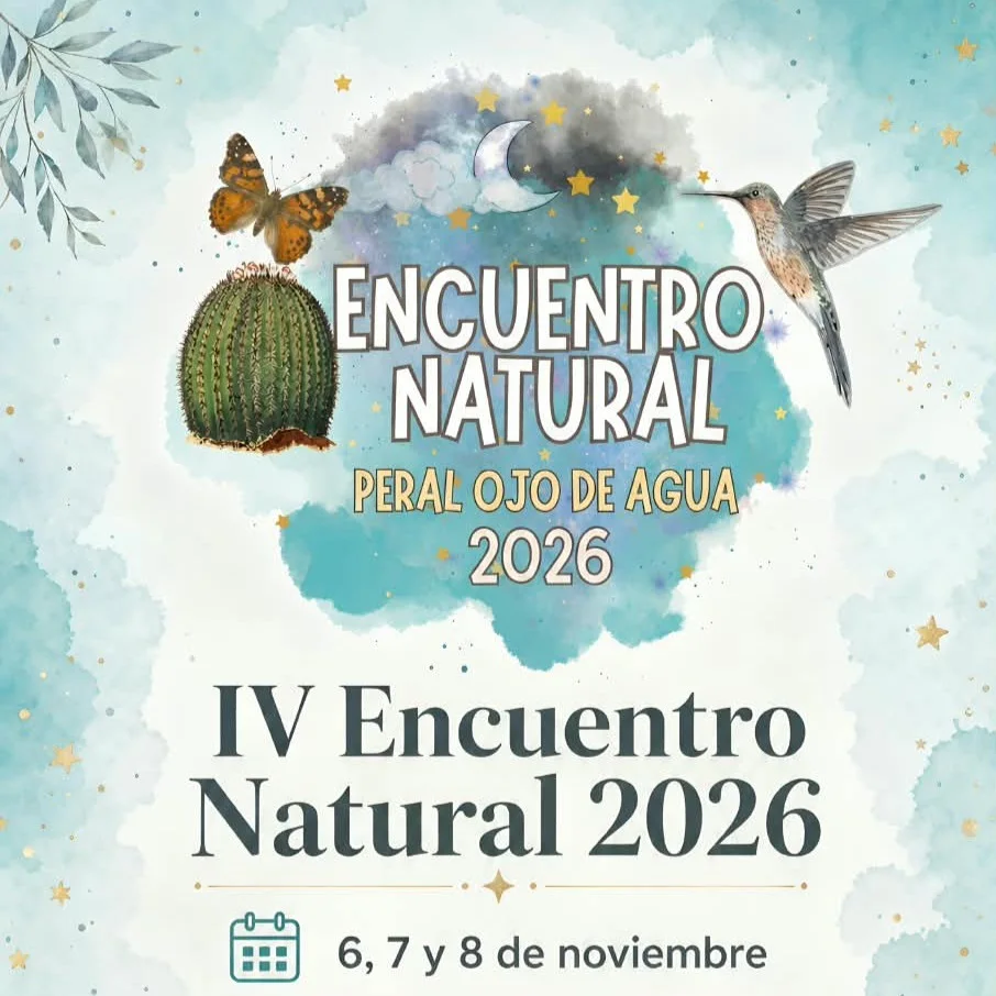 Afiche de IV Encuentro Natural · Peral Ojo de Agua