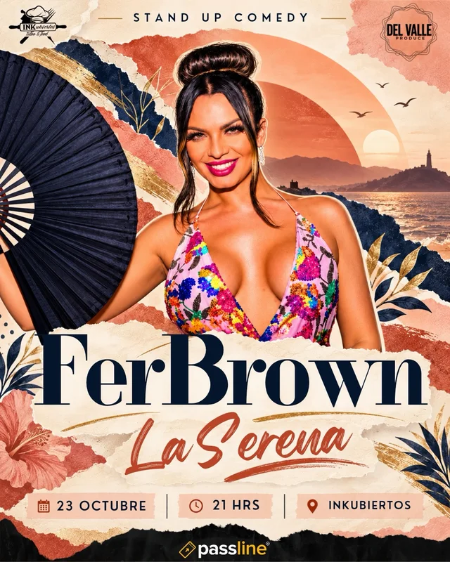 Afiche: Fer Brown · stand up