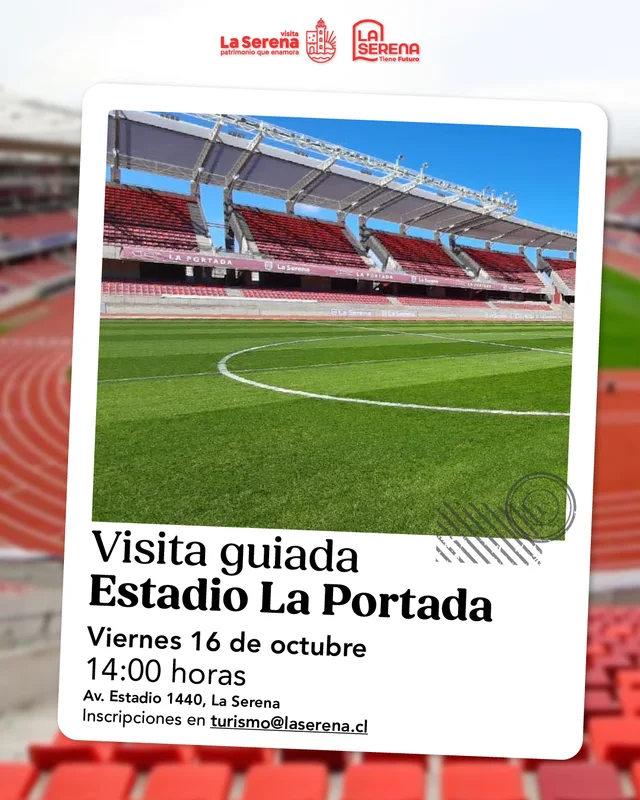 Afiche: Visita guiada al Estadio La Portada