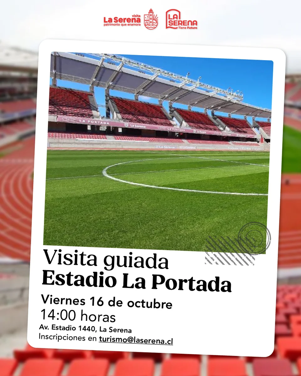 Afiche de Visita guiada al Estadio La Portada