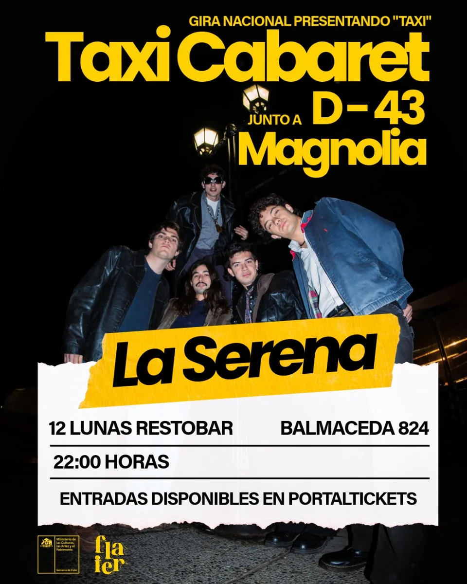 Afiche de Taxi Cabaret, Magnolia y D43