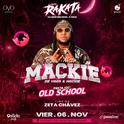 Afiche de Mackie de Yaga & Mackie · Perreo Old School