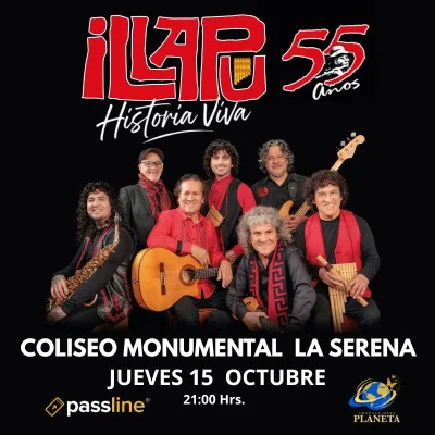 Afiche: Illapu · 55 años
