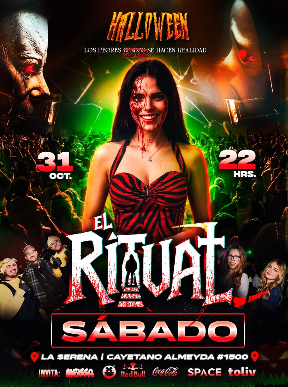 Afiche de El Ritual · Halloween 2026