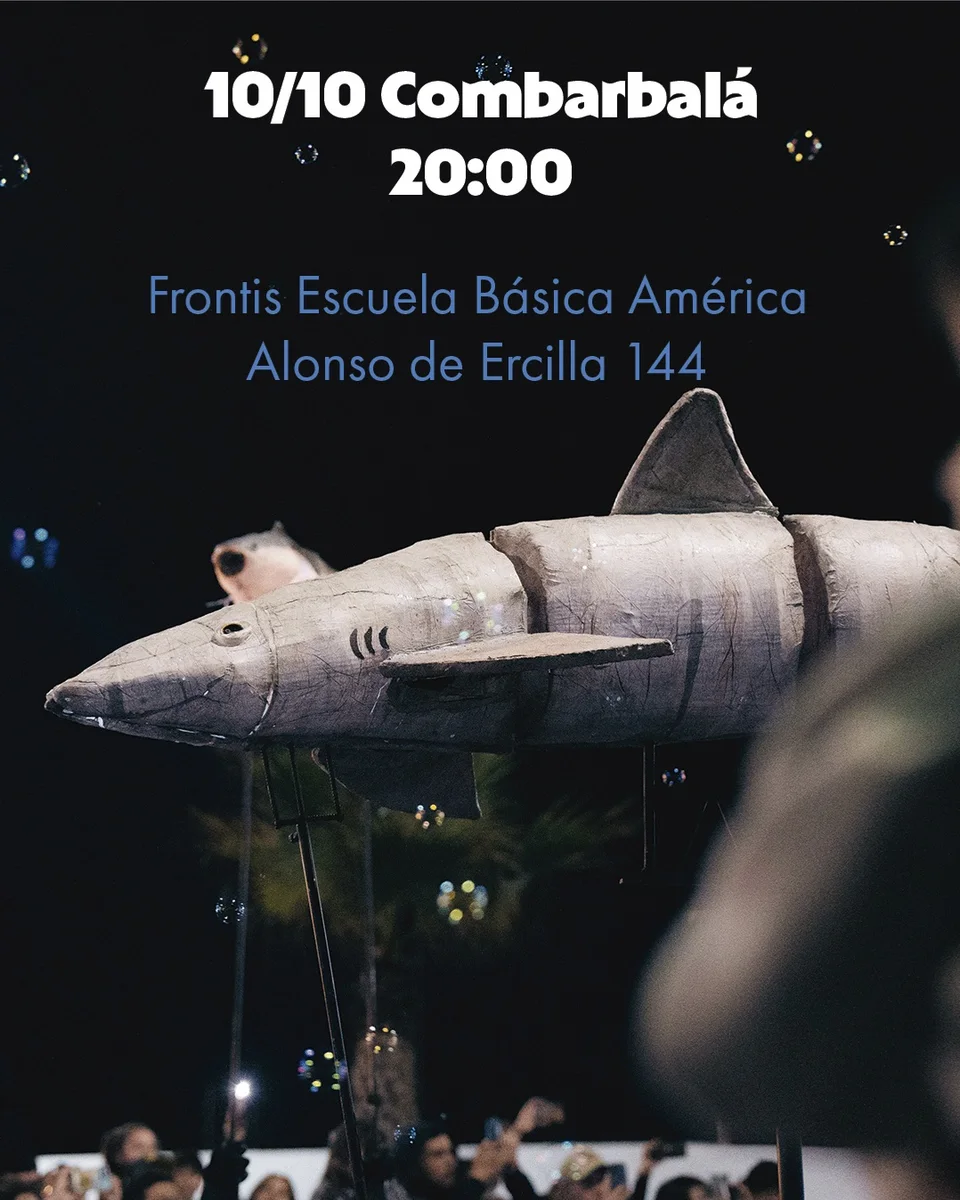 Afiche de Océano · Los peces inundan Combarbalá