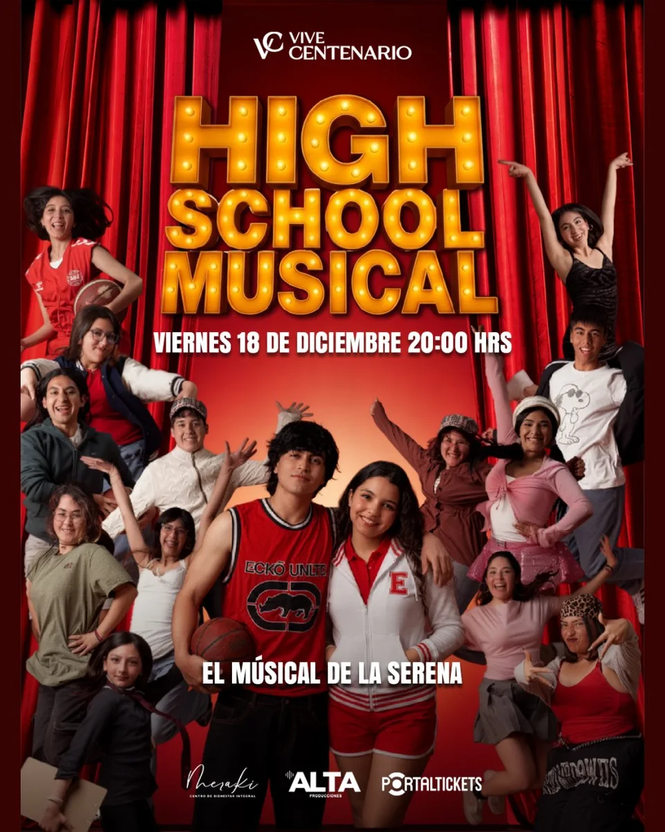 Afiche de HSM · el musical en Vive Centenario