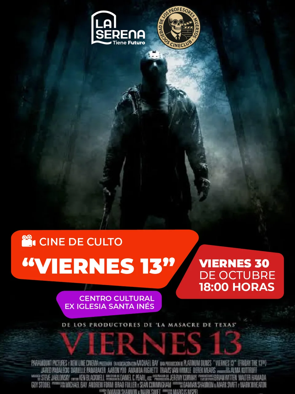 Afiche de Cine de Culto · Viernes 13