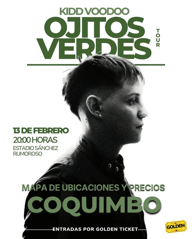 Afiche: Kidd Voodoo · Coquimbo