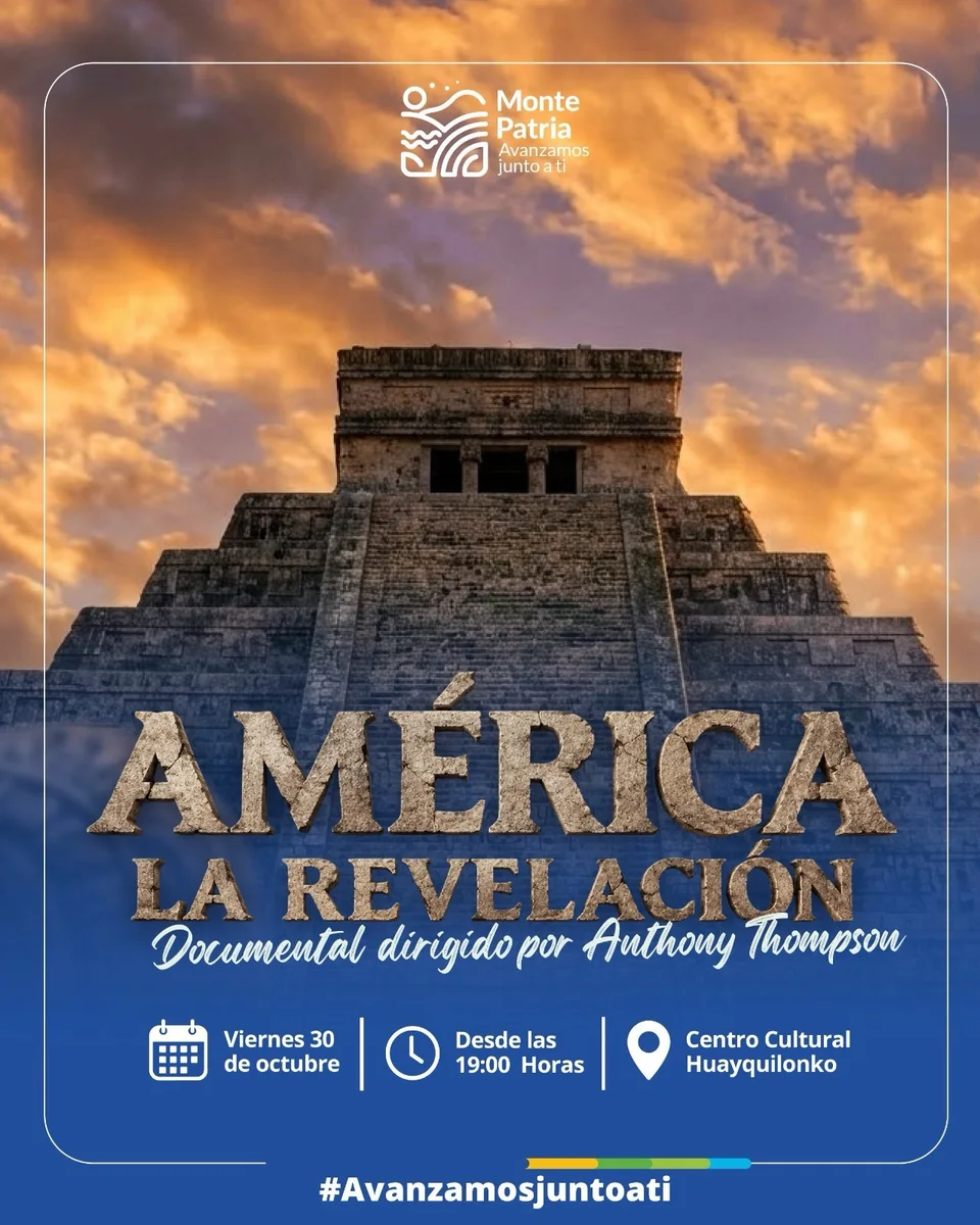 Afiche de América: La Revelación · documental
