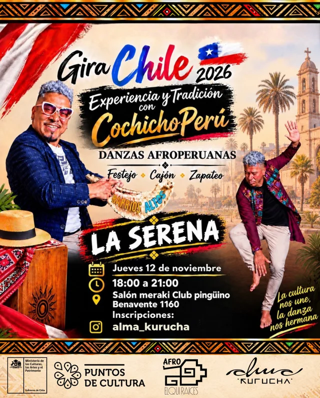 Afiche: Experiencia y Tradición · Cochicho Perú