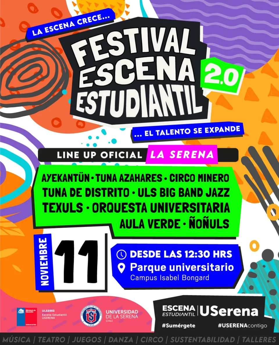 Afiche de Festival Escena Estudiantil 2.0