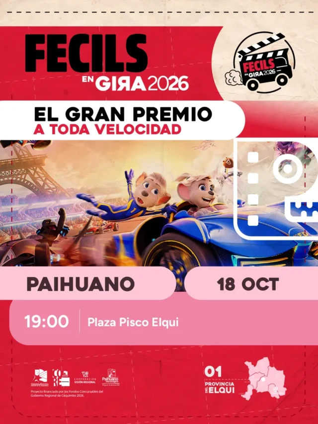 Afiche: FECILS en Gira · El Gran Premio a Toda Velocidad