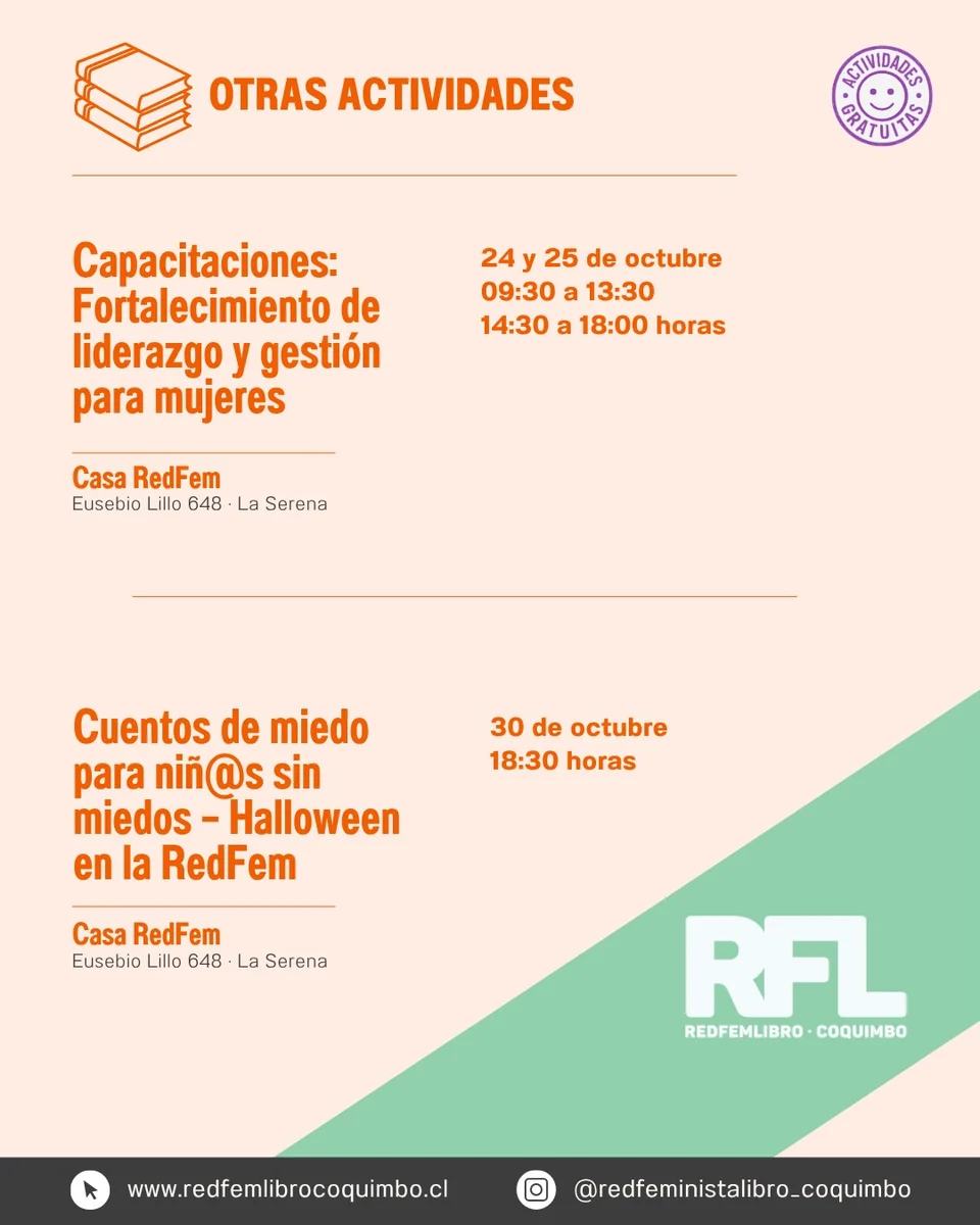Afiche de Cuentos de miedo para niñ@s sin miedos · Halloween en la RedFem