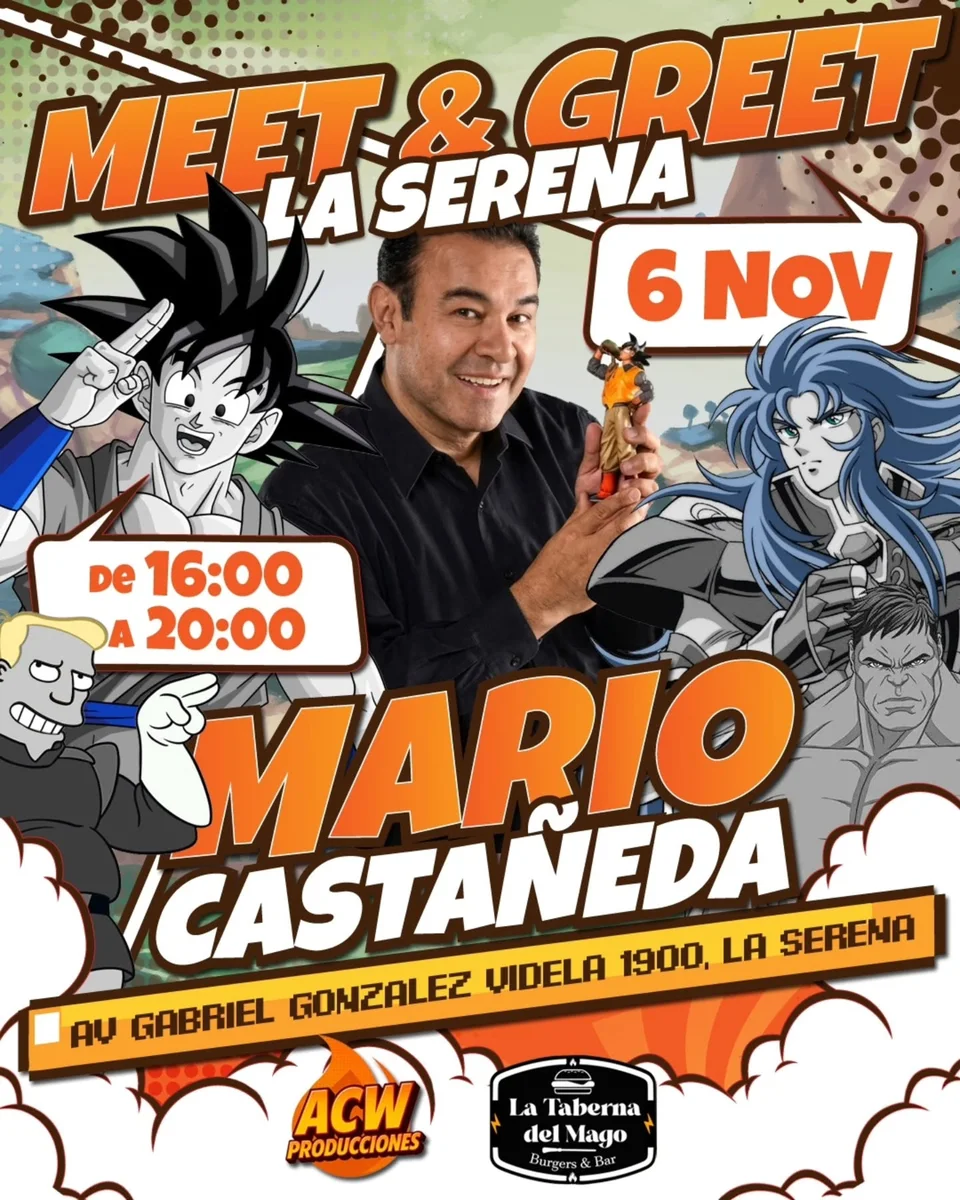 Afiche de Meet & Greet con Mario Castañeda