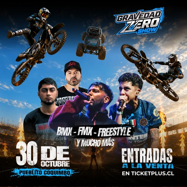 Afiche: Gravedad Zero Show