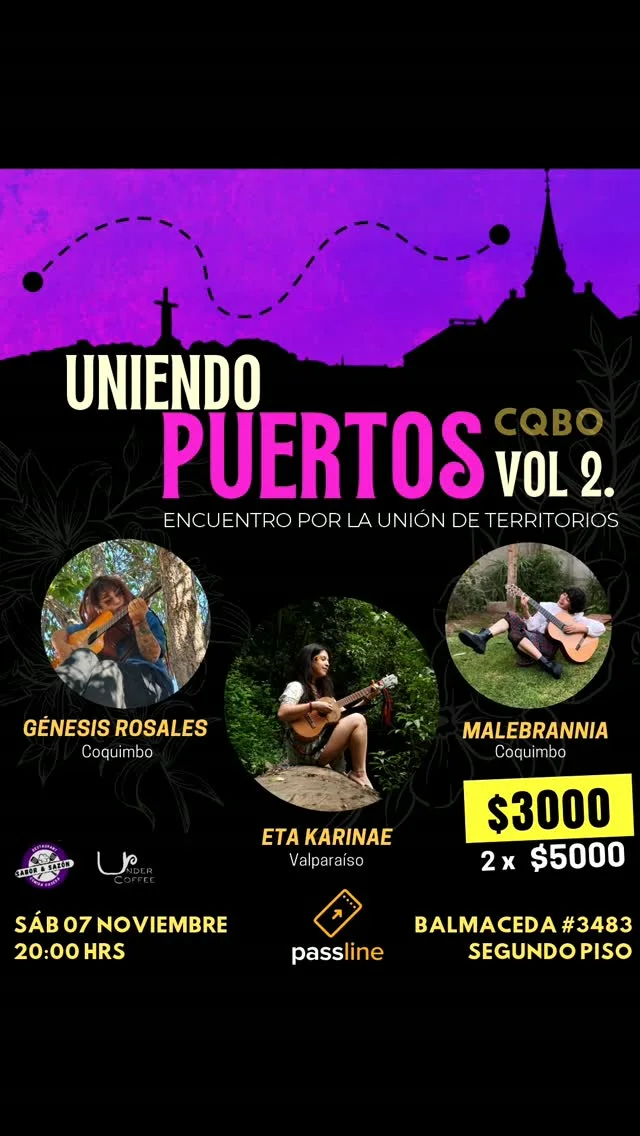 Afiche de Uniendo Puertos · volumen 2