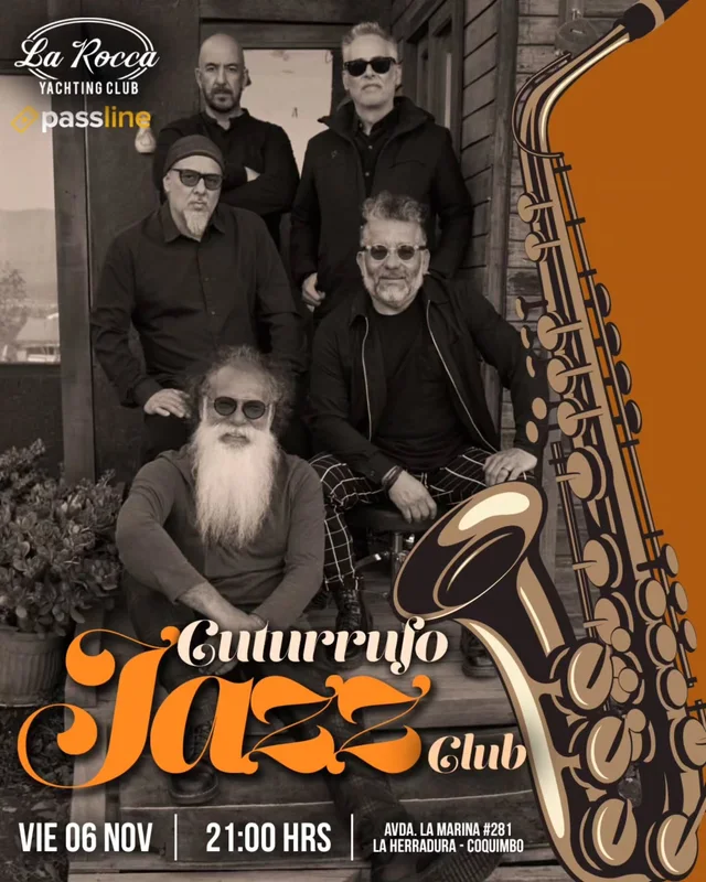 Afiche: Cuturrufo Jazz Club · La Rocca Yachting Club